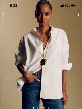 Sezane Max Shirt Casual White - Size 0